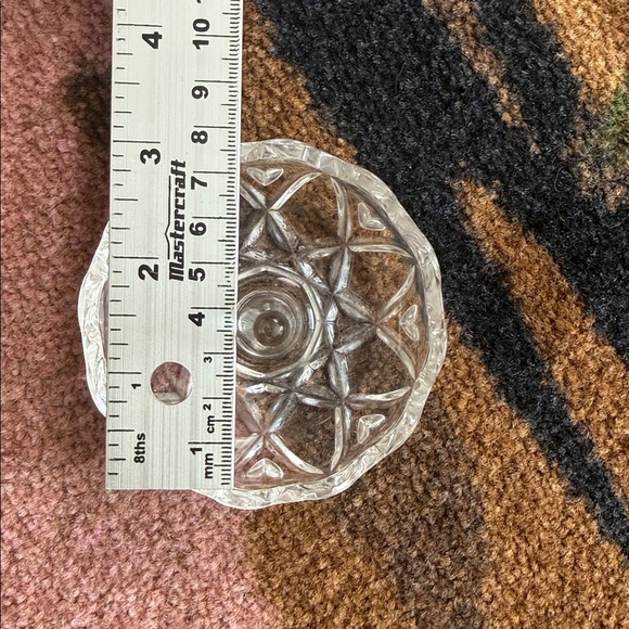VINTAGE CRYSTAL RING DISH - Picture 5 of 6